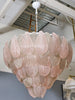 Pink and Smoke Murano Glass Chandelier