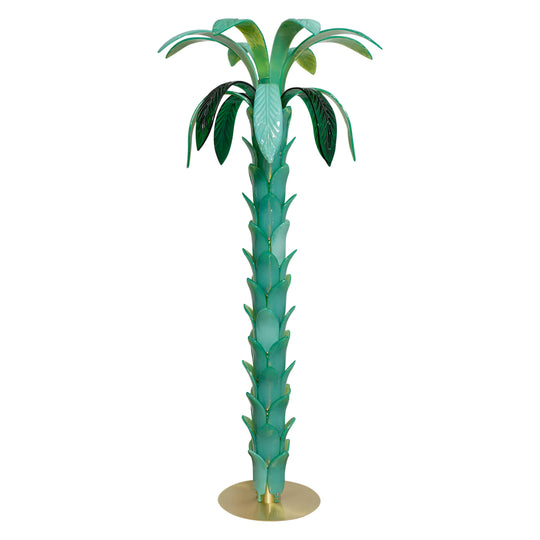 Murano Glass Palm Tree Floor Lamp