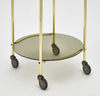Brass and Glass Side Table - ON HOLD