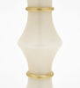 Italian Murano Glass Ivory Lamps