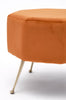 Vintage Italian Orange Stools