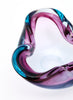 Murano Glass Purple and Blue Bowl