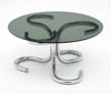 Modernist Chrome Side Table