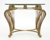 Italian Art Deco Brass Side Table