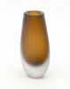 Murano Glass Tobacco Trio Of Vases In The Manner Of Tobia Scarpa