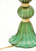 Murano Glass Green Lamps