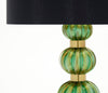 Murano Glass and Brass Lamps