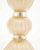 Murano “Incamiciato” Gold Glass Table Lamps