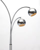 Italian Mid-Century Modern Chrome Floor Lamp by Guzzini