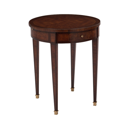 Louis XVI Period Parquetry Bouillotte Table