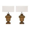Vintage French Brass Table Lamps by Maison Charles