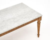 Louis XVI Style Coffee Table with Marble Top