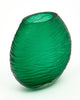Murano Glass Green Textured Vase