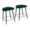 Vintage Pair of Bar Stools in the Style of Carlo de Carli