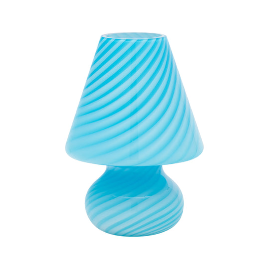Blue Murano Glass “Fungo” Lamp