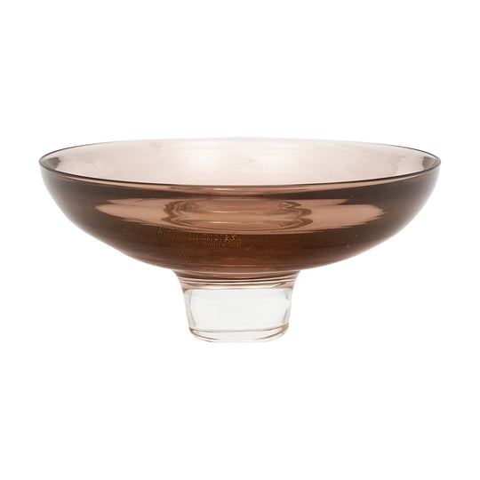 Murano Glass Amethyst Avventurina Bowl