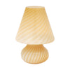 Amber Murano Glass “Fungo” Lamp