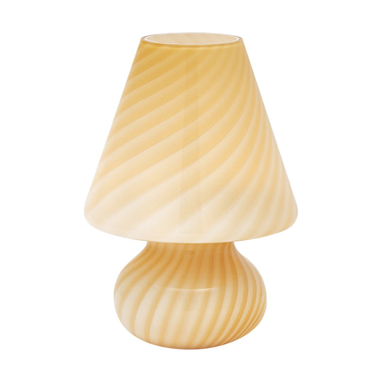 Amber Murano Glass “Fungo” Lamp