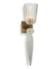 Murano Glass Iridescent Torch Sconces