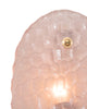 Murano Glass Light Pink Sconces