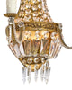 Pair of Antique French Crystal Sconces