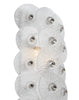 Murano Glass Clear Disc Sconces by Carlo Nason