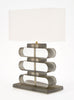 Smoked Murano Glass Geometric Lamps