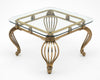 Italian Art Deco Brass Side Table - on hold