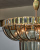 Art Deco Smoked Glass Chandelier By Frigerio