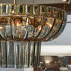Art Deco Smoked Glass Chandelier By Frigerio