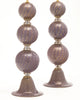 Murano Glass Purple Avventurina Lamps