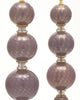 Murano Glass Purple Avventurina Lamps