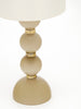 Murano Glass Taupe and Gold Lamps