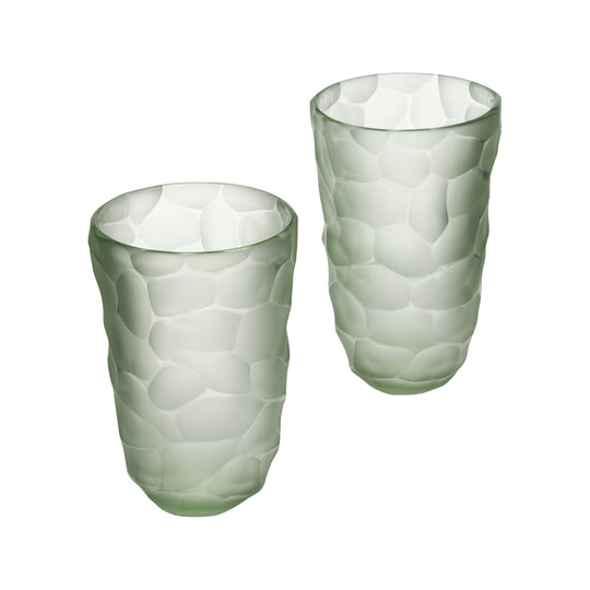 Murano Glass “Battuto” Vases