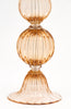 Murano Glass Peach Lamps