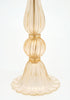 Vintage Murano Glass Avventurina Lamps