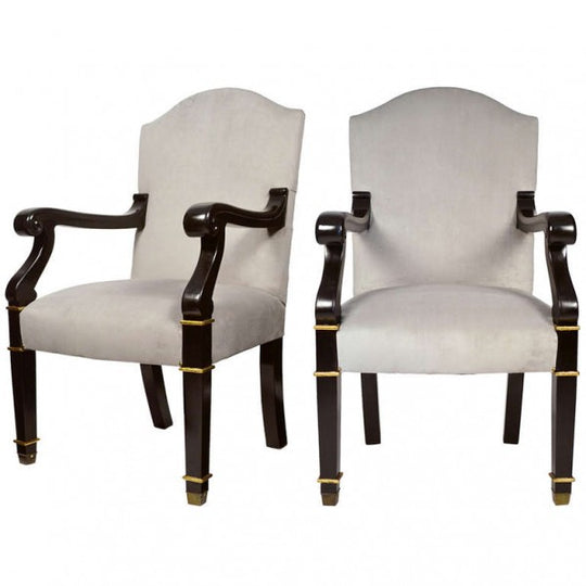 Pair of French Restoration Armchairs