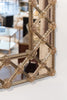 Vintage Venetian Glass Spindles Mirror
