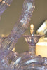 Murano Alessandrite Glass Chandelier by Gabbiani