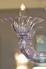 Murano Alessandrite Glass Chandelier by Gabbiani