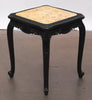 Ebonized Side Table with Marble Top