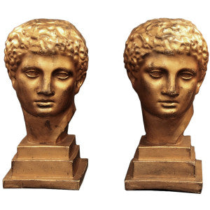 Italian Vintage Gold Leafed Busts