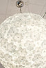 Monumental Murano Glass Flower Chandelier