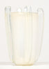 White Murano Glass Vase
