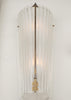 Murano Glass Sconces with Brass Arrows