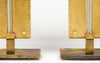 Murano Gold-Leafed Glass Slab Lamps