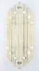 Murano Citron and Clear Glass Sconces