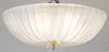 Murano Glass Fluted Dome Ceiling Fixture