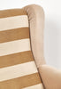 Mid-Century Modern Italian Striped Velvet Armchairs