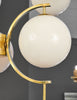 Mid-Century Style Murano Glass Globe Chandelier
